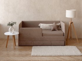 Диван-кровать Happy (капучино) в Садовом - sadovyj.mebel-nsk.ru | фото