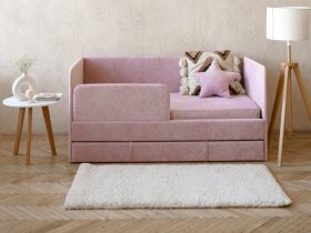 Диван-кровать Happy (розовый) в Садовом - sadovyj.mebel-nsk.ru | фото