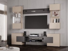 Гостиная Фэнтези (кашемир/графит) в Садовом - sadovyj.mebel-nsk.ru | фото