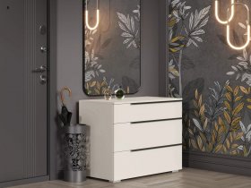 Комод с 3 ящиками Айри КМ-001 (кашемир) в Садовом - sadovyj.mebel-nsk.ru | фото