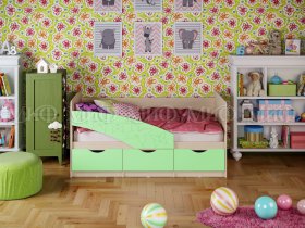 Кровать детская Бабочки 1,8 м в Садовом - sadovyj.mebel-nsk.ru | фото