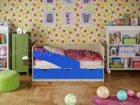 Кровать детская Бабочки 2,0 м в Садовом - sadovyj.mebel-nsk.ru | фото