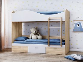Кровать детская двухъярусная Кр-5 в Садовом - sadovyj.mebel-nsk.ru | фото