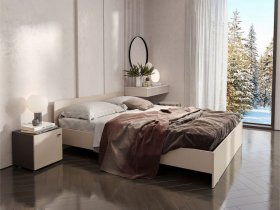 Кровать двухспальная 1,6м Гиза в Садовом - sadovyj.mebel-nsk.ru | фото