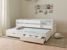Кровать двухуровневая с ящиками «Лапландия» в Садовом - sadovyj.mebel-nsk.ru | фото