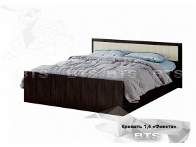 Кровать двуспальная 1,4м Фиеста (BTS) в Садовом - sadovyj.mebel-nsk.ru | фото