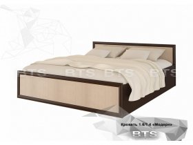 Кровать двуспальная 1,4м Модерн (BTS) в Садовом - sadovyj.mebel-nsk.ru | фото