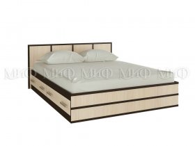Кровать двуспальная Сакура 1,4 м в Садовом - sadovyj.mebel-nsk.ru | фото