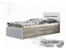 Кровать односпальная Наоми КР-12 в Садовом - sadovyj.mebel-nsk.ru | фото