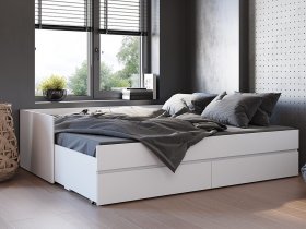 Кровать-трансформер Симпл КР-51 (белый) в Садовом - sadovyj.mebel-nsk.ru | фото