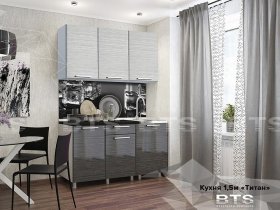Кухонный гарнитур Титан 1,5 м в Садовом - sadovyj.mebel-nsk.ru | фото