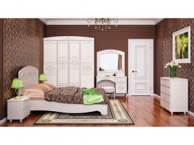 Модульная спальня Каролина в Садовом - sadovyj.mebel-nsk.ru | фото