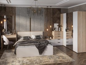 Модульная спальня Норд в Садовом - sadovyj.mebel-nsk.ru | фото