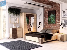 Модульная спальня Санремо в Садовом - sadovyj.mebel-nsk.ru | фото