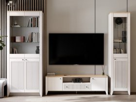 Модульная стенка Валенсия в Садовом - sadovyj.mebel-nsk.ru | фото