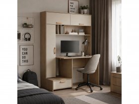 Стол письменный Лайт 03.243  (плэйн/сатин) в Садовом - sadovyj.mebel-nsk.ru | фото