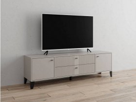 Тумба под ТВ Парус-10 (кашемир/сантьяго софт) в Садовом - sadovyj.mebel-nsk.ru | фото