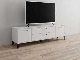 Тумба под ТВ Парус-13 (белый) в Садовом - sadovyj.mebel-nsk.ru | фото